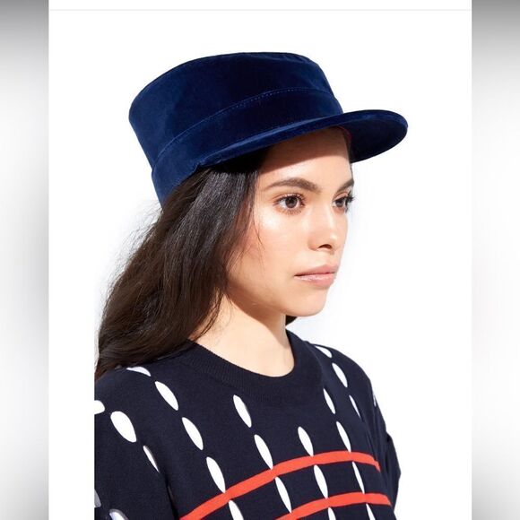 Valas Los Angeles Conductor Velvet Navy Hat Limited Collector, $435 retail - Picture 16 of 17